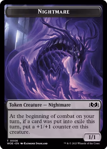 Nightmare // Food (0010) Double-Sided Token (6 // 10), Wilds of Eldraine — Magic card price