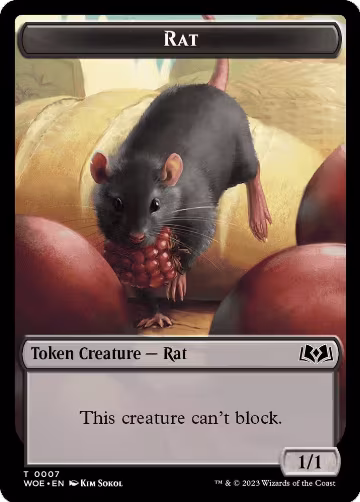 Rat // Food (0012) Double-Sided Token (7 // 12), Wilds of Eldraine — Magic card price