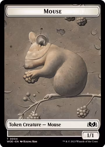 Mouse // Food (0010) Double-Sided Token (4 // 10), Wilds of Eldraine — Magic card price