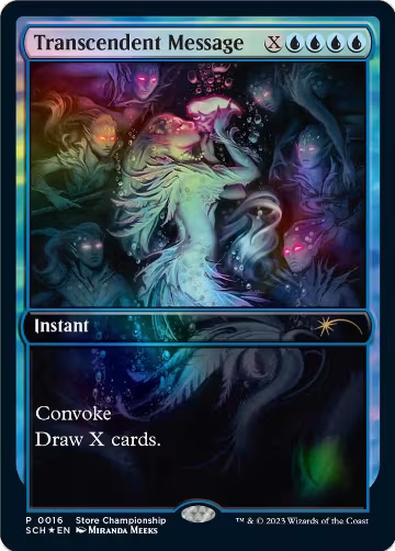 Transcendent Message (16), Game Day & Store Championship Promos — Magic card price