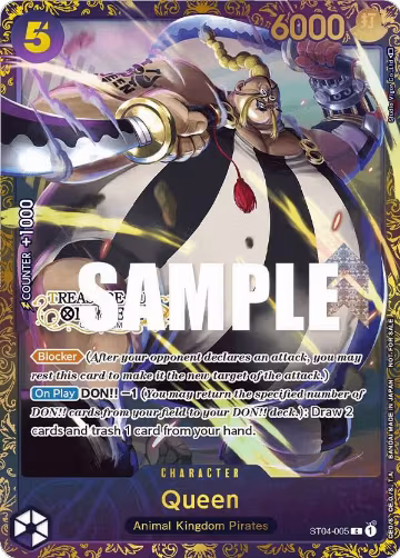 Queen (Treasure Cup) (ST04-005), One Piece Promotion Cards — One Piece card price