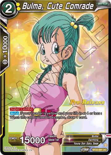 Bulma, Cute Comrade (BT22-091) — card price