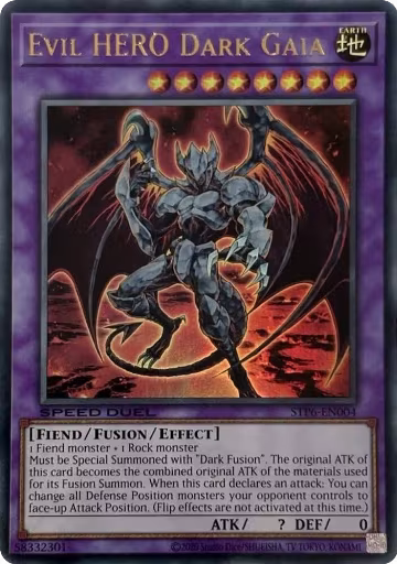 Evil HERO Dark Gaia (STP6-EN004) — card price
