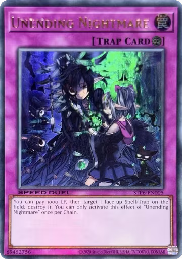 Unending Nightmare (STP6-EN005), Speed Duel: Tournament Pack 6 — Yu-Gi-Oh! card price