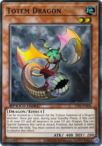 Totem Dragon (STP6-EN008), Speed Duel: Tournament Pack 6 — Yu-Gi-Oh! card price