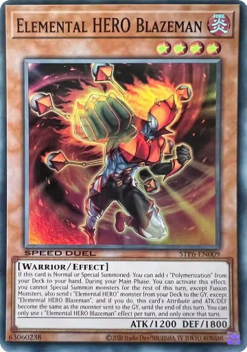Elemental HERO Blazeman (STP6-EN009) — card price