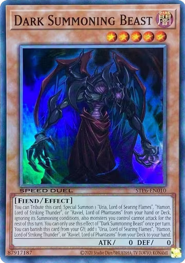Dark Summoning Beast (STP6-EN010), Speed Duel: Tournament Pack 6 — Yu-Gi-Oh! card price