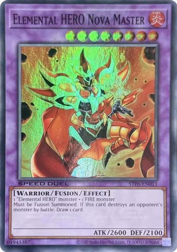Elemental HERO Nova Master (STP6-EN011), Speed Duel: Tournament Pack 6 — Yu-Gi-Oh! card price
