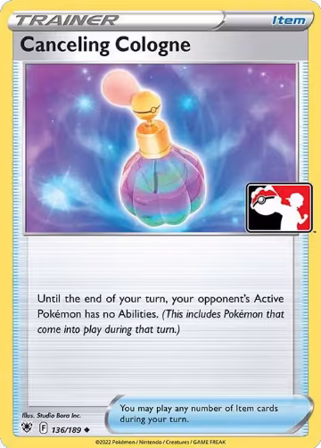 Canceling Cologne - 136/189 (136/189), Prize Pack Series Cards — Pokémon card price