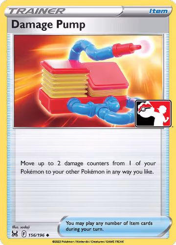 Damage Pump - 156/196 (156/196), Prize Pack Series Cards — Pokémon card price