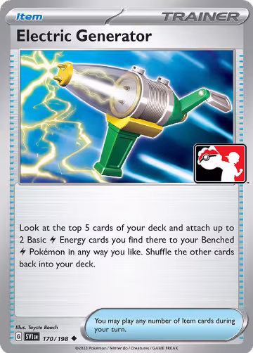 Electric Generator - 170/198 (170/198), Prize Pack Series Cards — Pokémon card price