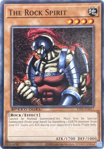 The Rock Spirit (STP6-EN017), Speed Duel: Tournament Pack 6 — Yu-Gi-Oh! card price