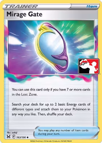 Mirage Gate - 163/196 (163/196), Prize Pack Series Cards — Pokémon card price
