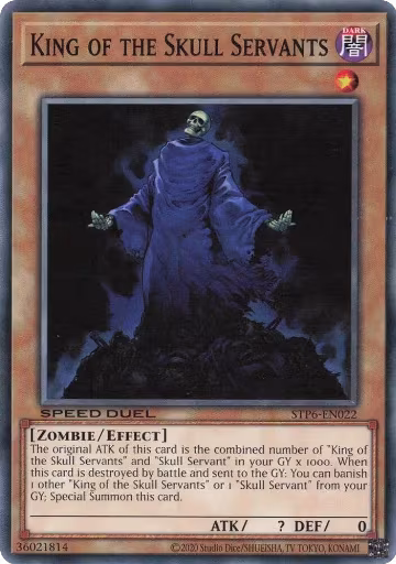 King of the Skull Servants (STP6-EN022), Speed Duel: Tournament Pack 6 — Yu-Gi-Oh! card price