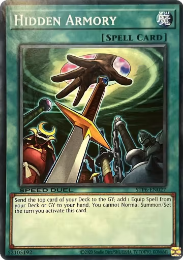 Hidden Armory (STP6-EN027), Speed Duel: Tournament Pack 6 — Yu-Gi-Oh! card price