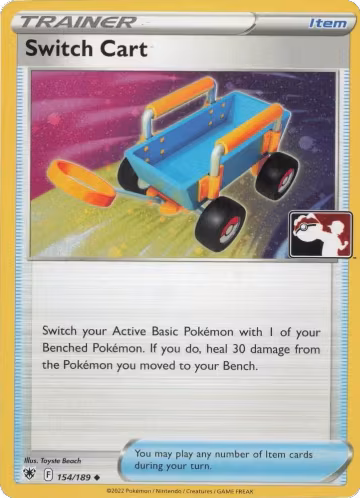 Switch Cart - 154/189 (Cosmos Holo) (154/189), Prize Pack Series Cards — Pokémon card price