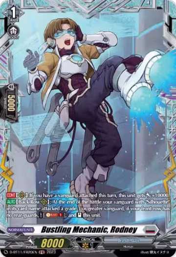 Bustling Mechanic, Rodney (FR) (D-BT11/FR20EN), D-BT11: Clash of the Heroes — Vanguard card price