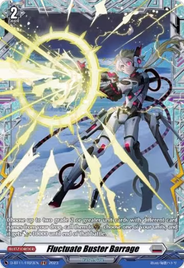 Fluctuate Buster Barrage (FR) (D-BT11/FR23EN), D-BT11: Clash of the Heroes — Vanguard card price