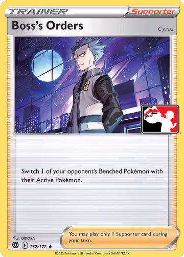 Boss's Orders [Cyrus] - 132/172 (132/172), Prize Pack Series Cards — Pokémon card price