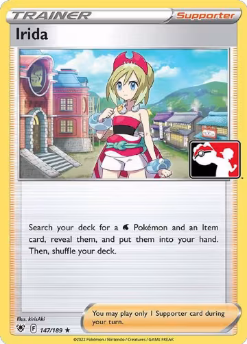 Irida - 147/189 (147/189), Prize Pack Series Cards — Pokémon card price