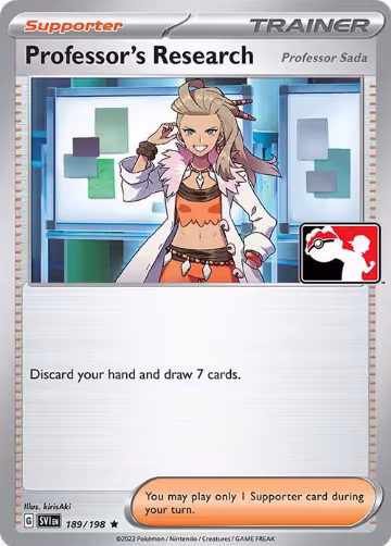Professor's Research [Professor Sada] - 189/198 (189/198), Prize Pack Series Cards — Pokémon card price