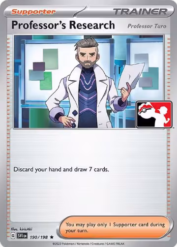 Professor's Research [Professor Turo] - 190/198 (190/198), Prize Pack Series Cards — Pokémon card price