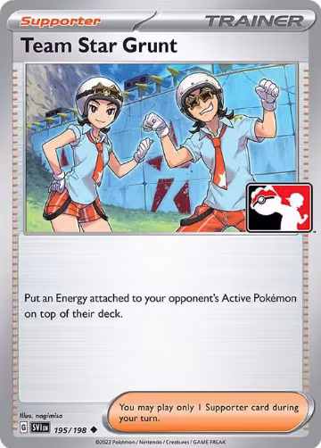 Team Star Grunt - 195/198 (195/198), Prize Pack Series Cards — Pokémon card price