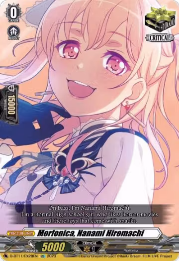 Morfonica, Nanami Hiromachi (D-BT11/EX28EN), D-BT11: Clash of the Heroes — Vanguard card price