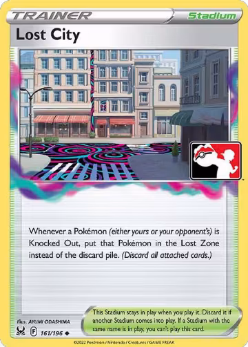 Lost City - 161/196 (161/196), Prize Pack Series Cards — Pokémon card price