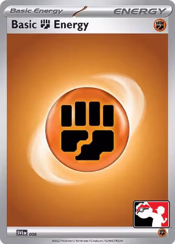 Basic Fighting Energy - 006 (006), Prize Pack Series Cards — Pokémon card price