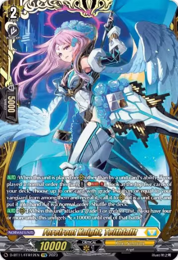 Forefront Knight, Teithfallt (FFR) (D-BT11/FFR12EN), D-BT11: Clash of the Heroes — Vanguard card price