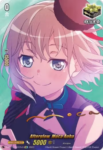 Afterglow, Moca Aoba (Signature) (D-BT11/EX07EN-S), D-BT11: Clash of the Heroes — Vanguard card price