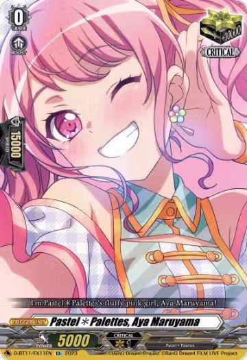 Pastel*Palettes, Aya Maruyama (D-BT11/EX11EN), D-BT11: Clash of the Heroes — Vanguard card price