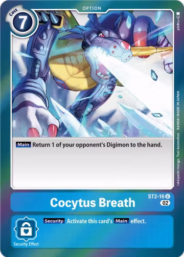 Cocytus Breath (Resurgence Booster Reprint) (ST2-16 U), Resurgence Booster — Digimon card price