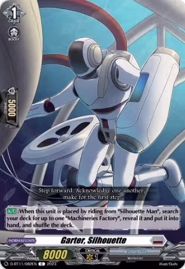 Garter, Silhouette (D-BT11/082EN), D-BT11: Clash of the Heroes — Vanguard card price