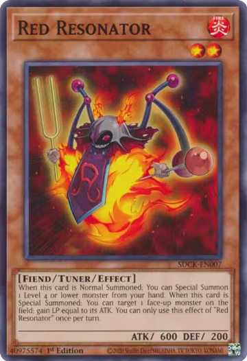 Red Resonator (SDCK-EN007), Structure Deck: The Crimson King — Yu-Gi-Oh! card price