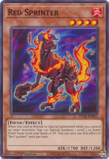 Red Sprinter (SDCK-EN011), Structure Deck: The Crimson King — Yu-Gi-Oh! card price