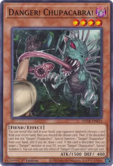 Danger! Chupacabra! (SDCK-EN023), Structure Deck: The Crimson King — Yu-Gi-Oh! card price