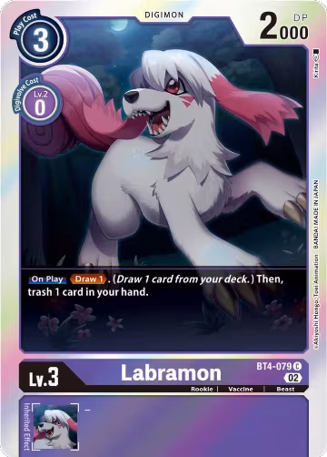 Labramon (Resurgence Booster Reprint) (BT4-079 C), Resurgence Booster — Digimon card price