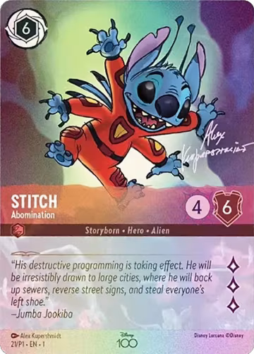 Stitch - Abomination (Alternate Art) (21) — card price