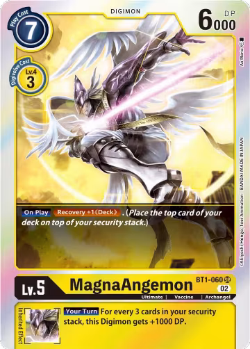 MagnaAngemon - BT1-060 (Resurgence Booster Reprint) (BT1-060 SR), Resurgence Booster — Digimon card price