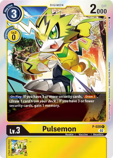 Pulsemon - P-028 (Resurgence Booster Reprint) (P-028 P), Resurgence Booster — Digimon card price