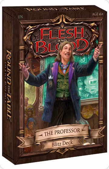 Round the Table Blitz Deck - The Professor, Round the Table: TCCxLSS — Flesh & Blood sealed product price