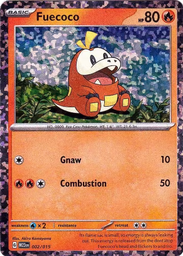 Fuecoco (002/015), McDonald's Promos 2023 — Pokémon card price