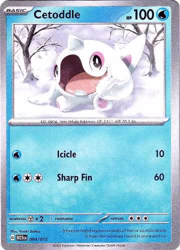 Cetoddle (004/015), McDonald's Promos 2023 — Pokémon card price