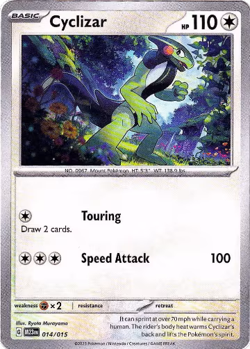 Cyclizar (014/015), McDonald's Promos 2023 — Pokémon card price
