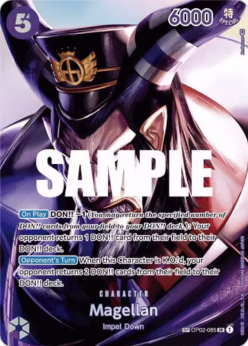 Magellan (SP) (OP02-085), Kingdoms of Intrigue — One Piece card price