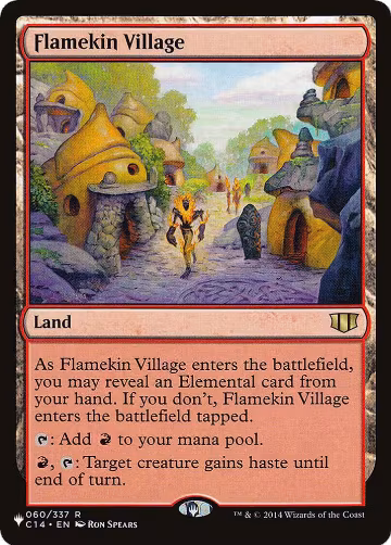 Flamekin Village (C14) (060/337), The List Reprints — Magic card price