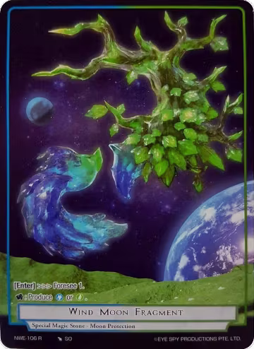 Wind Moon Fragment (Full Art Reprint) (NWE-106 R), Clash of the Star Trees — Force of Will card price
