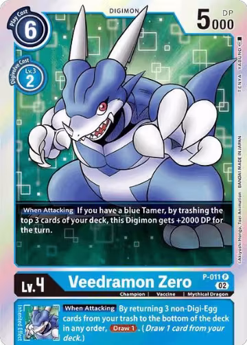 Veedramon Zero - P-011 (Resurgence Booster Reprint) (P-011 P), Resurgence Booster — Digimon card price